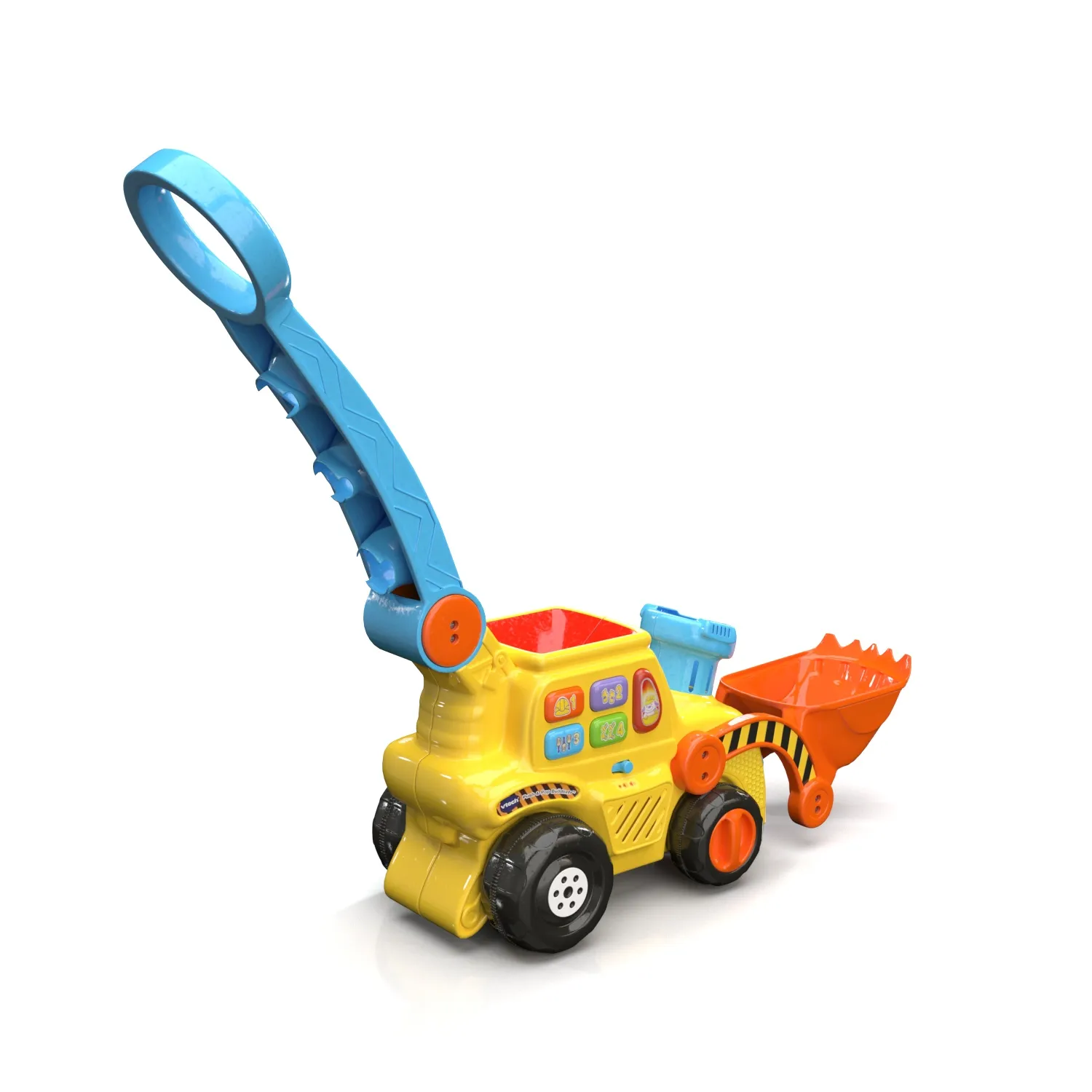 Vtech Push And Pop Bulldozer PBR 3D Model_06